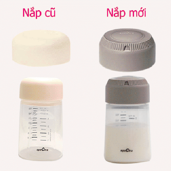 Thông báo thay đổi nắp bình trữ sữa Spectra